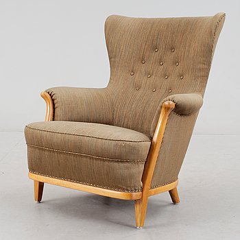 356383. FÅTÖLJ, 1940-tal.