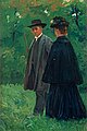 ERIK TRYGGELIN, "Promenad i parken" (Walk i...