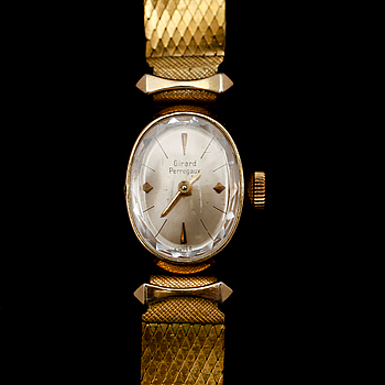 356854. DAMARMBANDSUR, Girard, Perregaux, 1900-talets mitt.