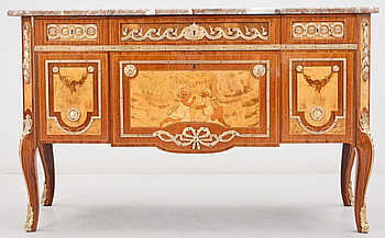 357484. BYRÅ, gustaviansk stil, 1900-talets mitt.