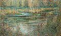 JULIA BECK, River landscape, Val-Saint-Mart...