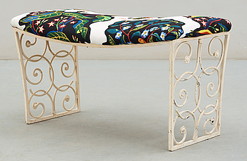 358219. BANKETT, smidesjärn, 1900-talets mitt.