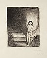 EDVARD MUNCH, "Puberty" (Pubertet/Pubertät).