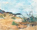 HUGO ZUHR, "Stranden om våren" (Beach in th...