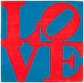 ROBERT INDIANA, CARPET. "Red on Blue", Chos...