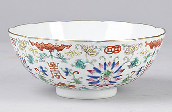 361085. SKÅL, porslin, Kina, möjligen 1800-tal.