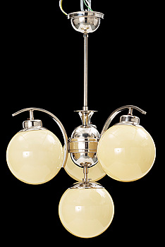 361344. TAKLAMPA, art deco, 193040-tal. Höjd 60.
