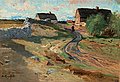 WILHELM VON GEGERFELT, Landscape with wall....