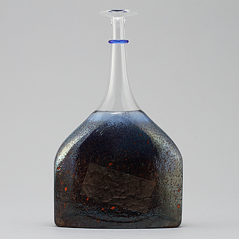 362082. FLASKA, glas, Bertil Vallien, Kosta Boda, Artist Collection, 1900-talets fjärde kvartal.
