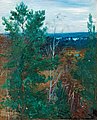 ROBERT THEGERSTRÖM, Forest landscape, Dalar...