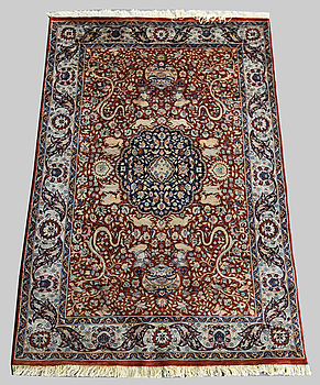 362204. MATTA, orient, figural, old, 217 x 137 cm.
