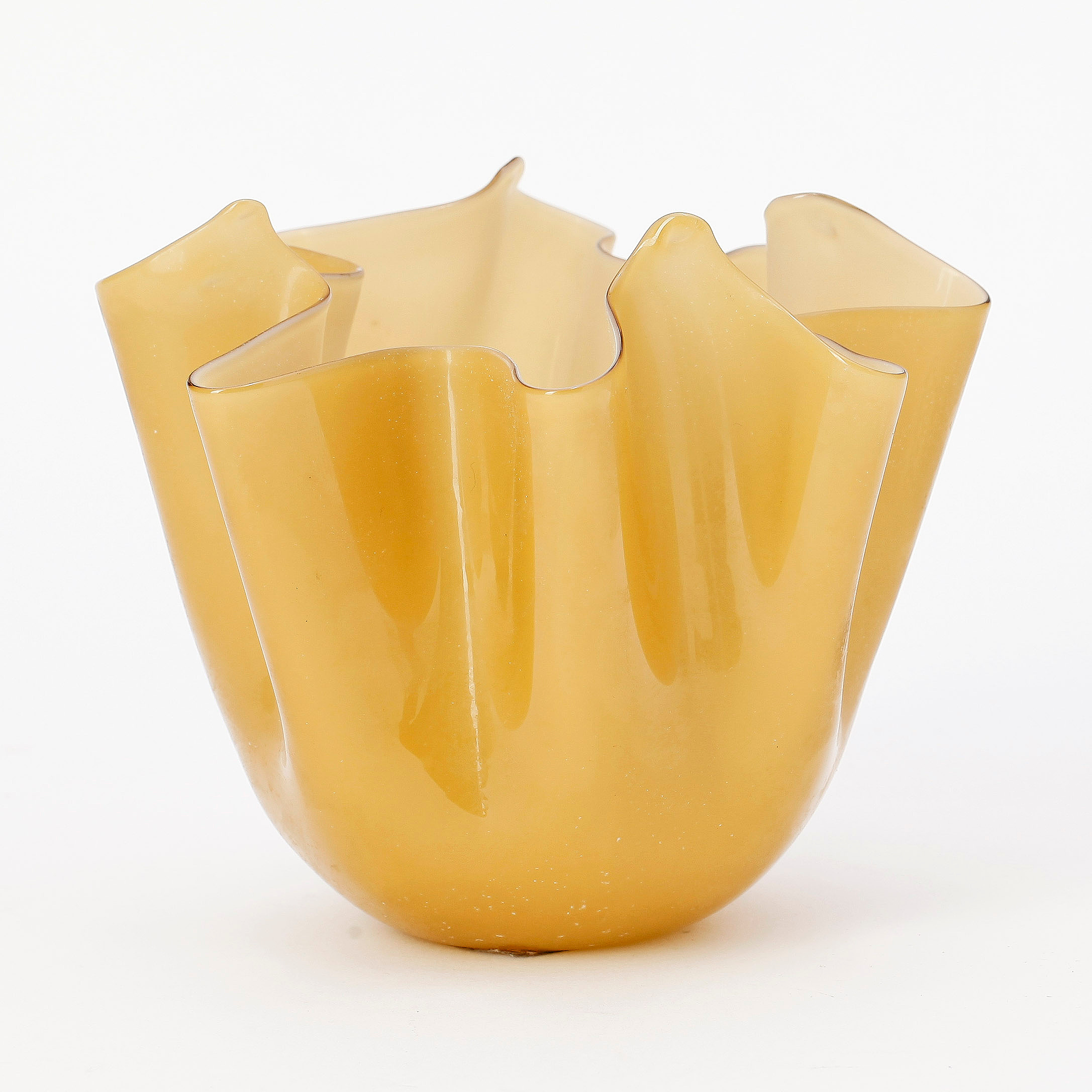 VAS, glas, Venini, Murano, Italien. Etiketterad. Bukowskis