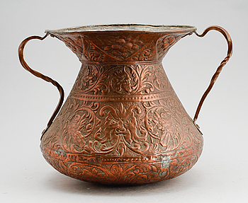 366452. KRUKA, koppar, orientalisk, sannolikt 1800-tal.