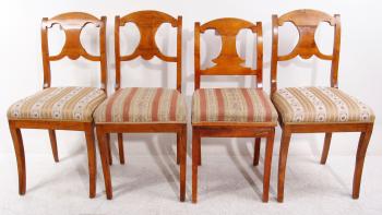 36655. STOLAR, 4 st, biedermeier, 1800-tal.