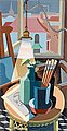 AXEL OLSON, "Interiör" (Interior). Signed A...