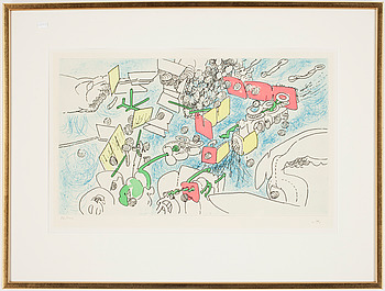 368139. ROBERTO MATTA, etsning, sign o numr 96100.