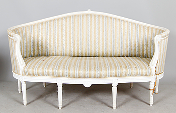 368777. BADKARSSOFFA, gustaviansk stil, 1900-talets första hälft.