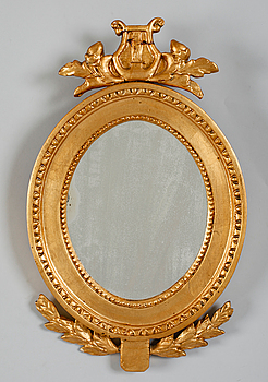 369332. SPEGEL, gustaviansk stil, 1800-tal.