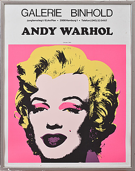 369572. ANDY WARHOL, efter, affisch.