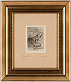 AUGUSTE RENOIR, etsning, signerad i plåten.
