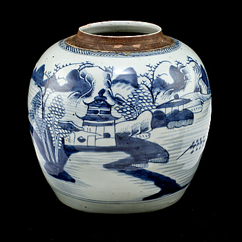 370930. BOJAN, porslin, Kina, 1800-tal.