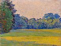 ALFRED WILLIAM FINCH, PARK LANDSCAPE. Sign....