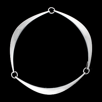 371821. HALSSMYCKE, sterlingssilver, Hans Hansen, Danmark. Vikt ca 60 g.
