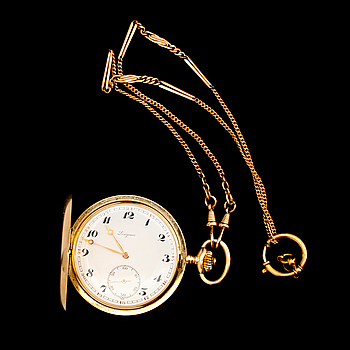 372046. FICKUR, 14 k guld, savonett, Longines, 1930-tal.
