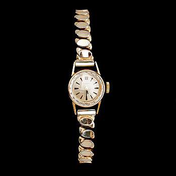 372109. DAMARMBANDSUR, guld på stål, Tissot.