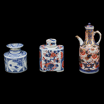 372720. PARTI PORSLIN, 3 delar, porslin, Kina, 1900-tal.