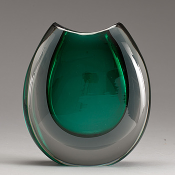 373679. VAS, glas, Vicke Lindstrand, Kosta, 1900-talets mittandra hälft.