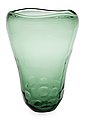 GUNNEL NYMAN, A VASE. Free Hand-blown green...