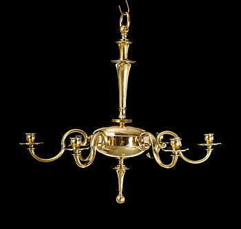 377193. LJUSKRONA, mässing, 1900-talets andra hälft.