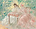 LOUIS ICART, Sous les tonnelles. Signed Lou...