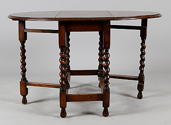 380264. KLAFFBORD, barockstil, 1900-talets första hälft.