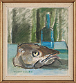 WILGOT OLSON, olja på pannå, signerad.