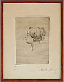 ALBERT EDELFELT, etsning, signerad.