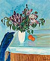 AXEL NILSSON, "Syrener" (Lilacs). Signed Ax...