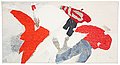 BIRGIT BROMS, TAPESTRY. "Skridskoåkare". Ta...