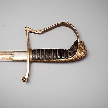 382822. OFFICERSVÄRJA, Sverige 1800-tal, märkt G E Svalling, Eskilstuna.