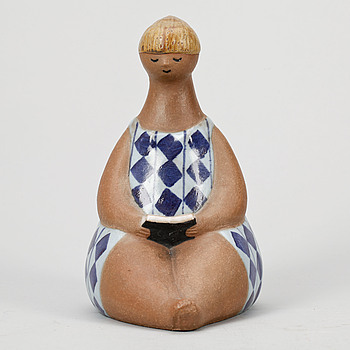 382995. FIGURIN, stengods, Lisa Larson, Gustavsberg, 1900-talets andra hälft.
