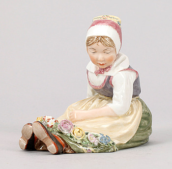 383729. FIGURIN, porslin, Royal Copenhagen.