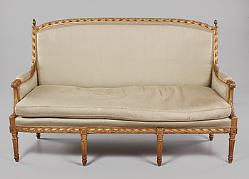 384504. SOFFA, Frankrike, Louis XVI-stil, omkring 1900.