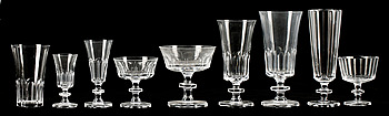 385354. GLASSERVIS, 114  14 delar, Bergh resp Karlberg, Elis Bergh, Kosta, 1900-talets mitt.