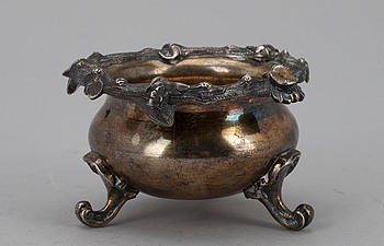 386882. SALTKAR, silver, Ryssland, St.Petersburg 1863. Vikt 124 g.