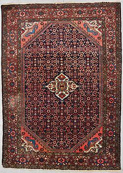 387233. MATTA, semiantik, HamadanMalayer, ca 205 x 145 cm.