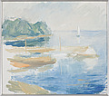 GUSTAV RUDBERG, olja på duk, signerad.