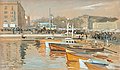 HUGO BACKMANSSON, THE MARKETPLACE. Sign. 19...
