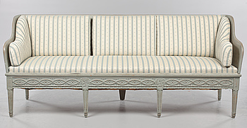 388792. TRÅGSOFFA, gustaviansk, 1800-talets första hälft.