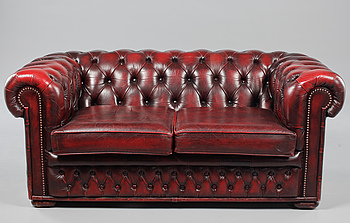 388975. SOFFA, Chesterfieldmodell, 1900-talets andra hälft.